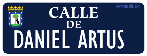 cartel_de_calle-de-Daniel Artus _en_madrid_antiguo